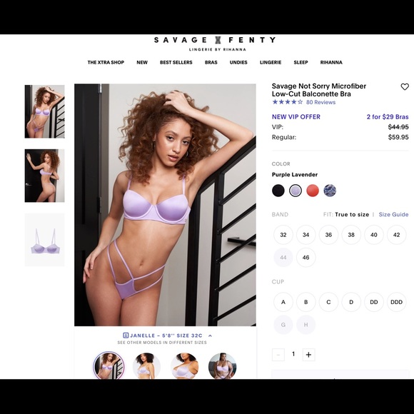 BRAND NEW SAVAGE X FENTY BALCONETTE BRA - Picture 5 of 5